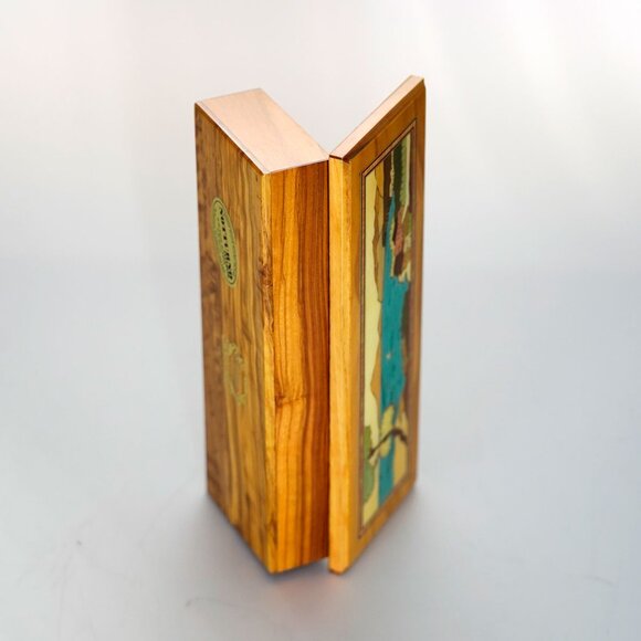 Notturno Intarsio wooden box with velvet-lined interior - Picture 5 of 8